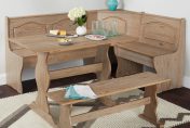 Simple Living Knox 3-Piece Nook Set with Hidden Storage Simple Living Knox 3-Piece Nook Set with Hidden Storage