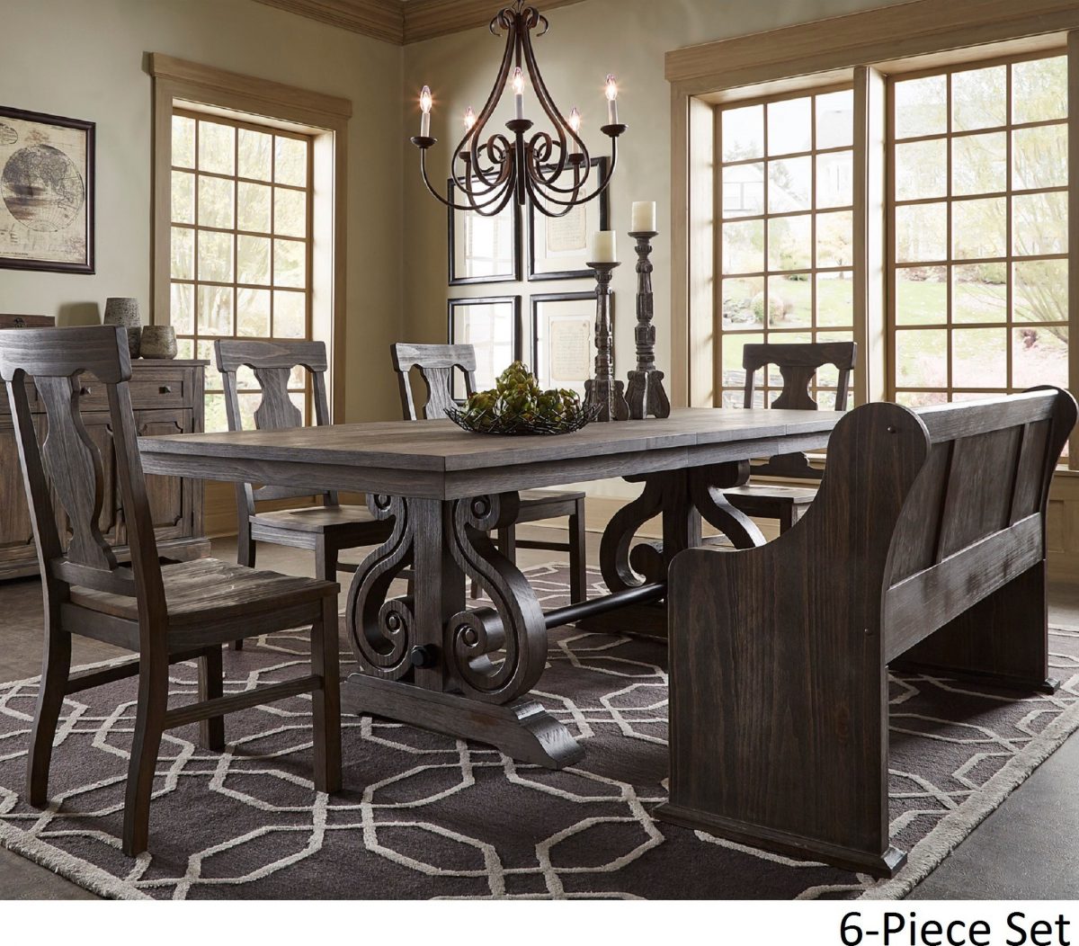 Rowyn Wood Extending Dining Table Set by iNSPIRE Q Artisan